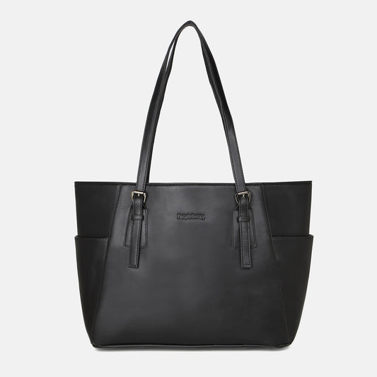 Travel Tote Bag Charcoal Black