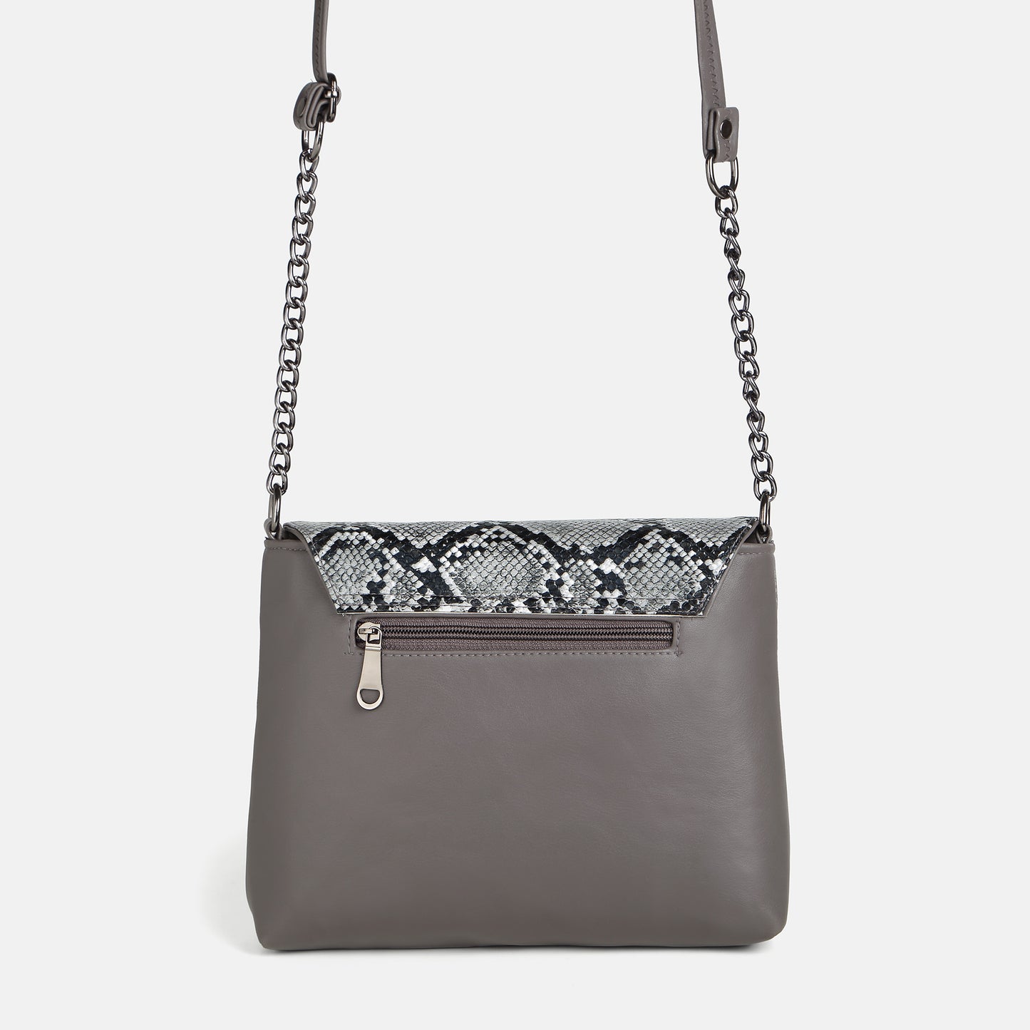 Cassie Charcoal Grey Snake print sling