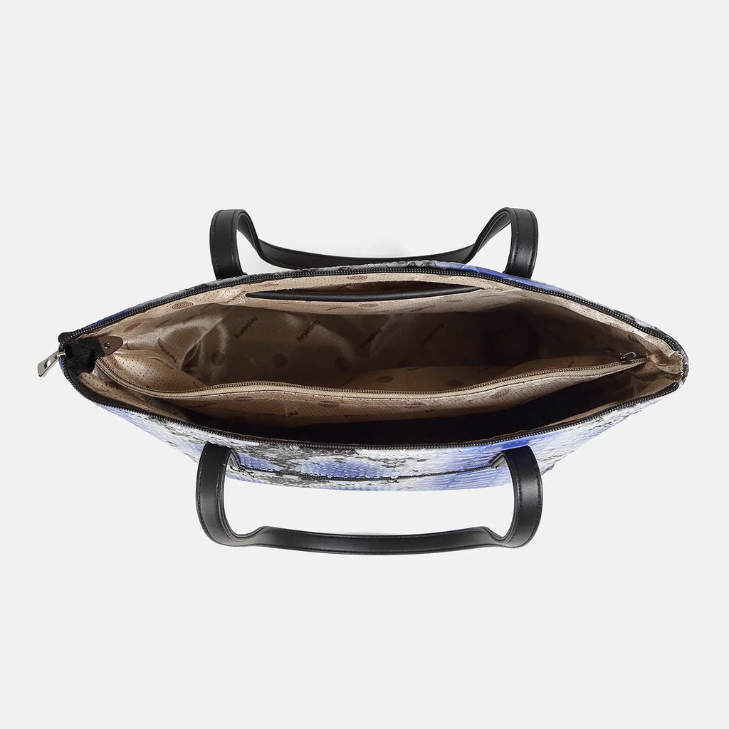 Raffia Snake Printed Luxury Handbag