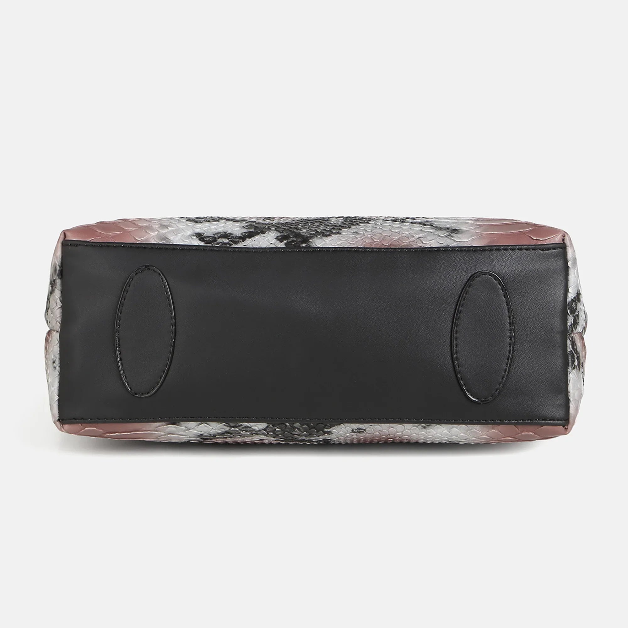 Raffia Snake Printed Luxury Handbag