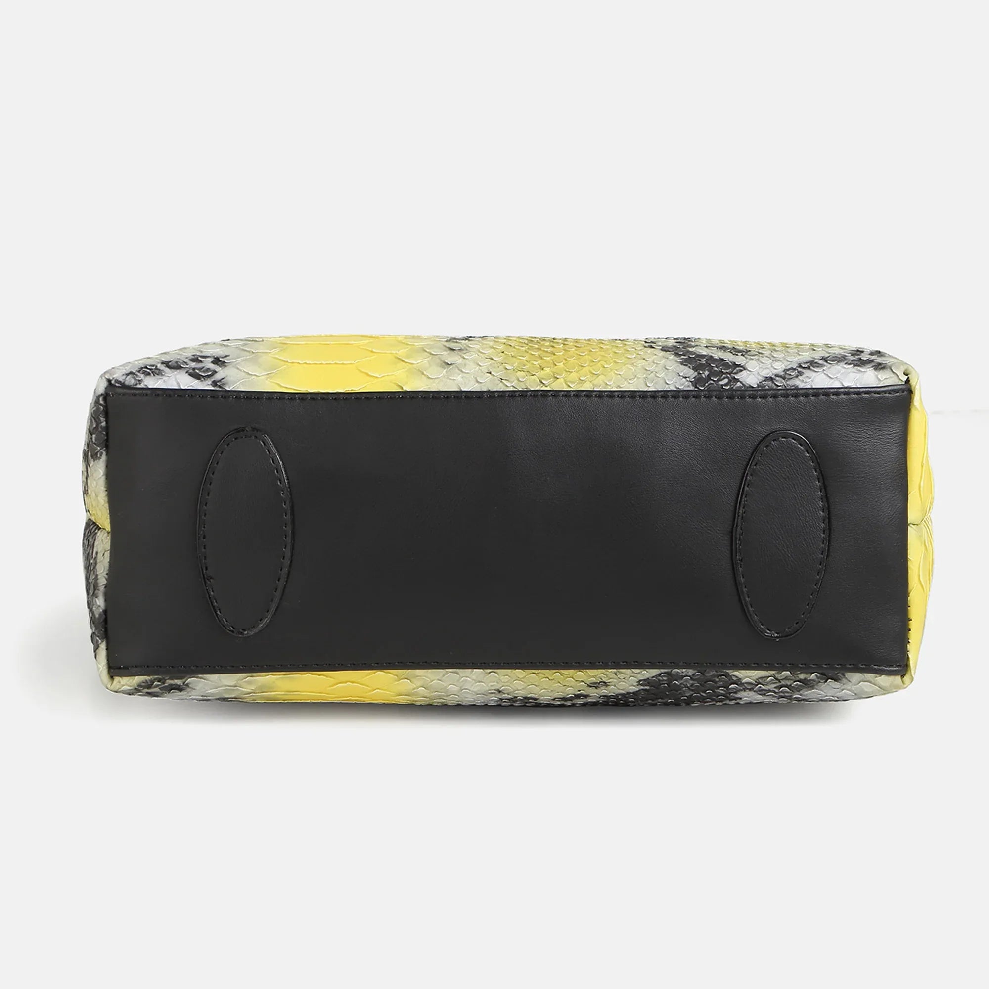 Raffia Snake Printed Luxury Handbag