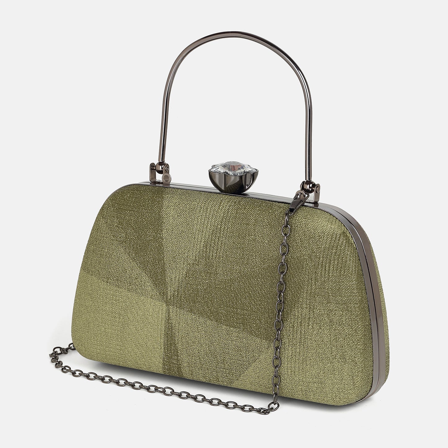 Kara Moss Green clutch