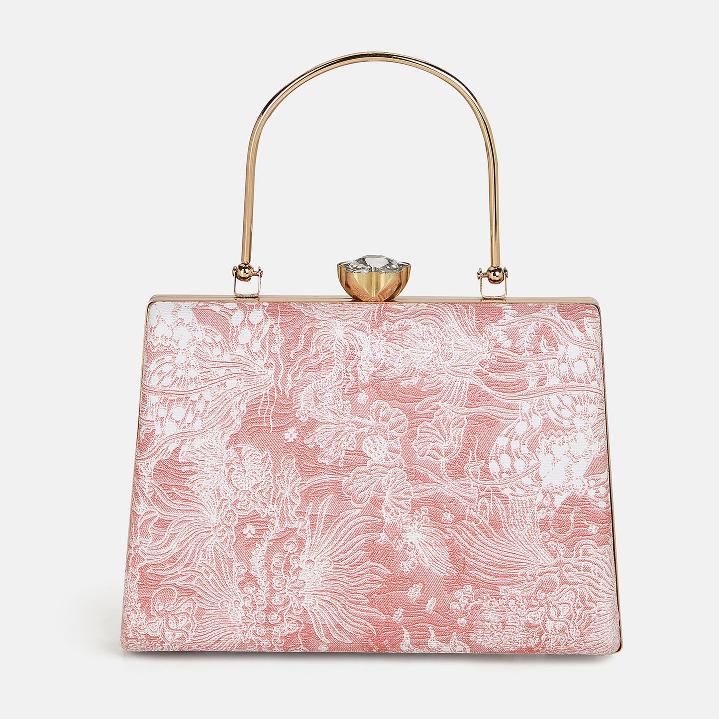 Flora Blush Pink Clutch