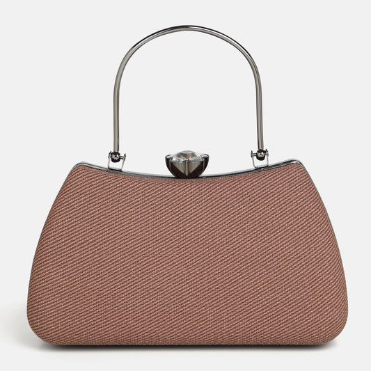 Bella Cozy Brown Clutch