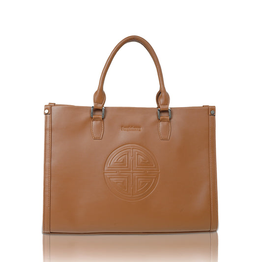 Antheia Office Tote Tan Bronze