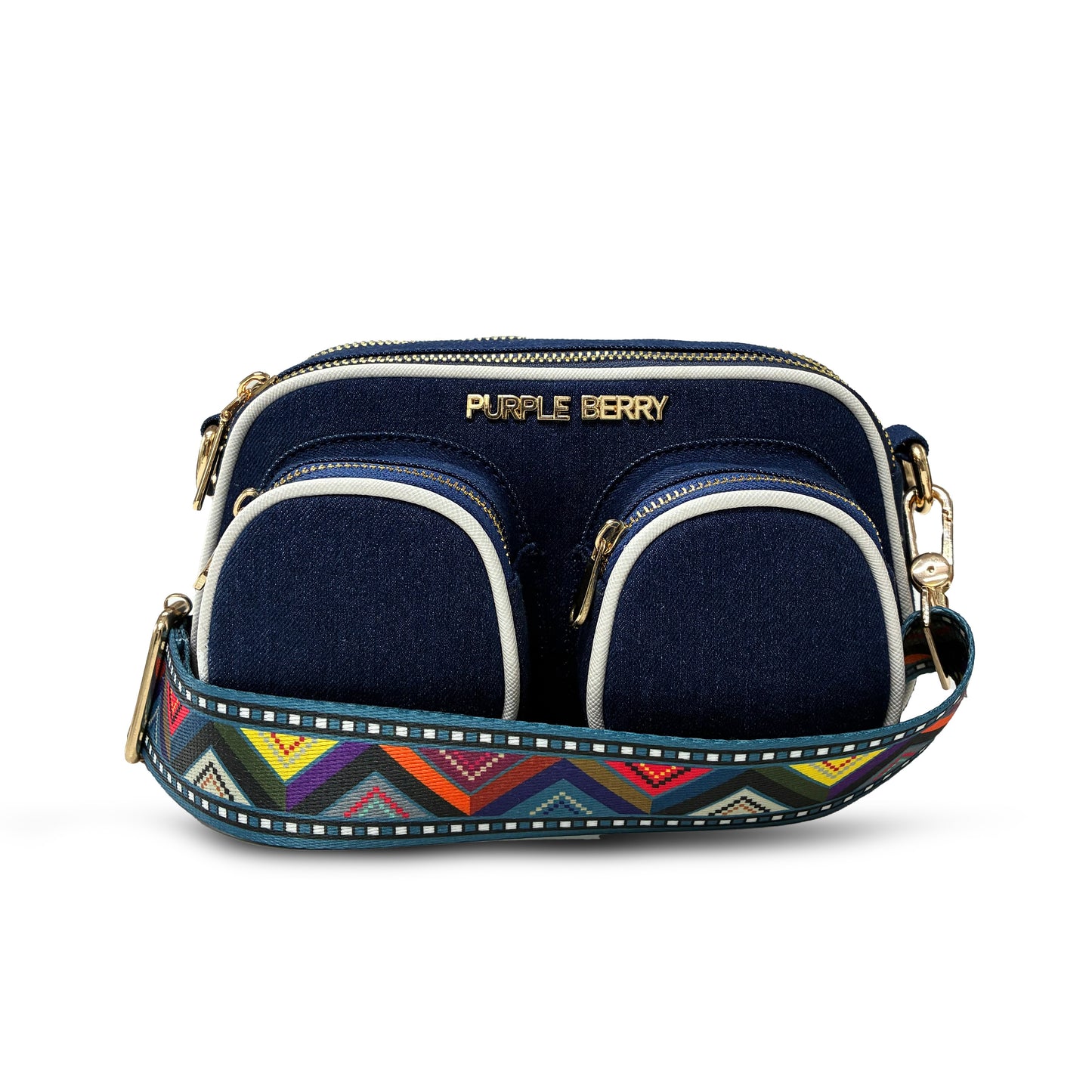 Zafira denim sling - Dark blue