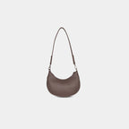 Back profile of taupe Ameyaa structured shoulder bag