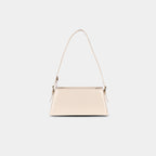Back profile of beige Cosmo shoulder bag