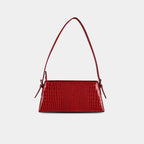 Back view of red Cosmo shoulder bag