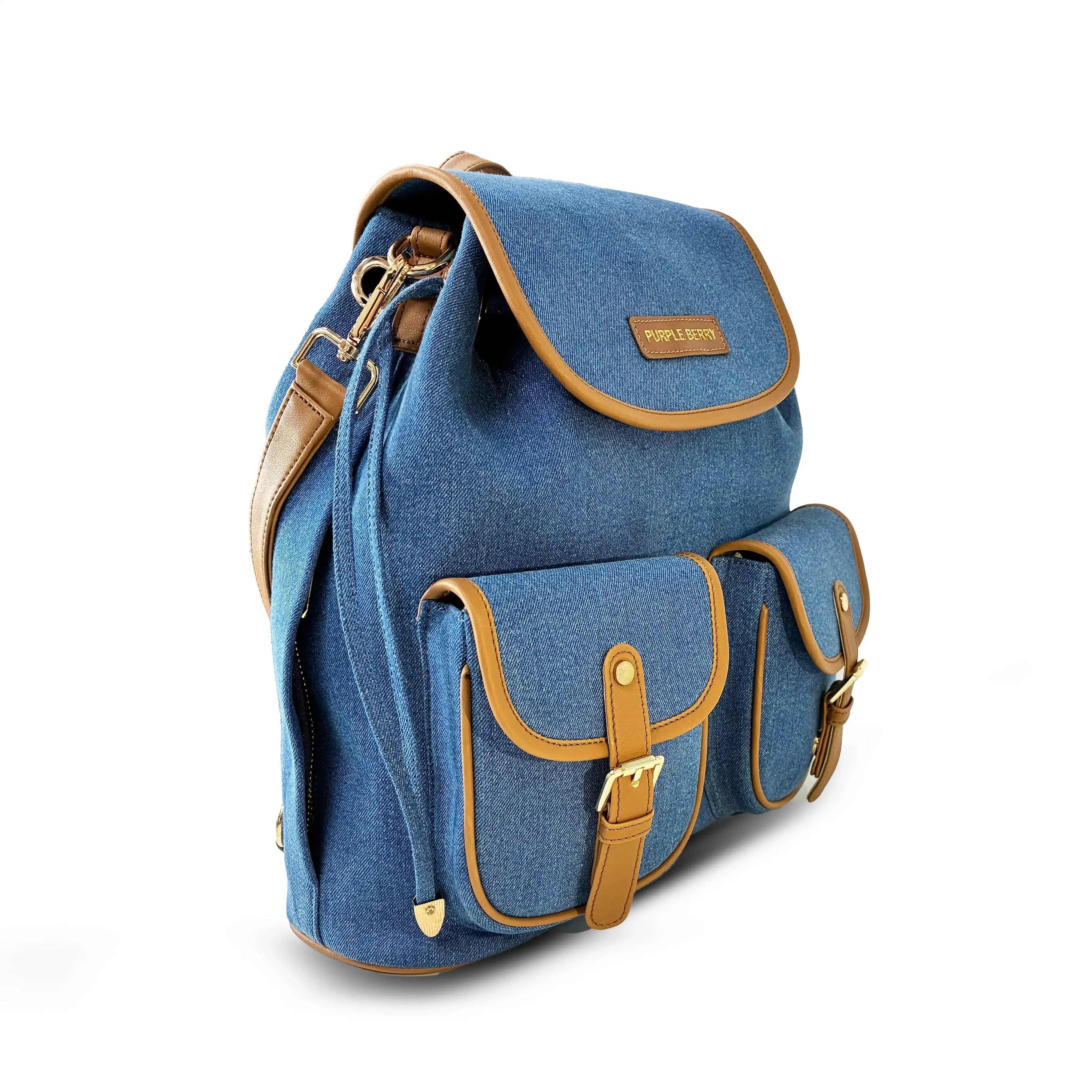 Charmi Denim Backpack