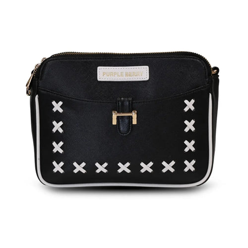 Ariana Cross Stitch Sling Bag