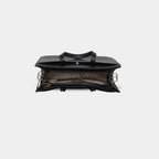 Top view of structured green office tote
