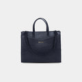 Green Anie office tote bag for women in vegan leather