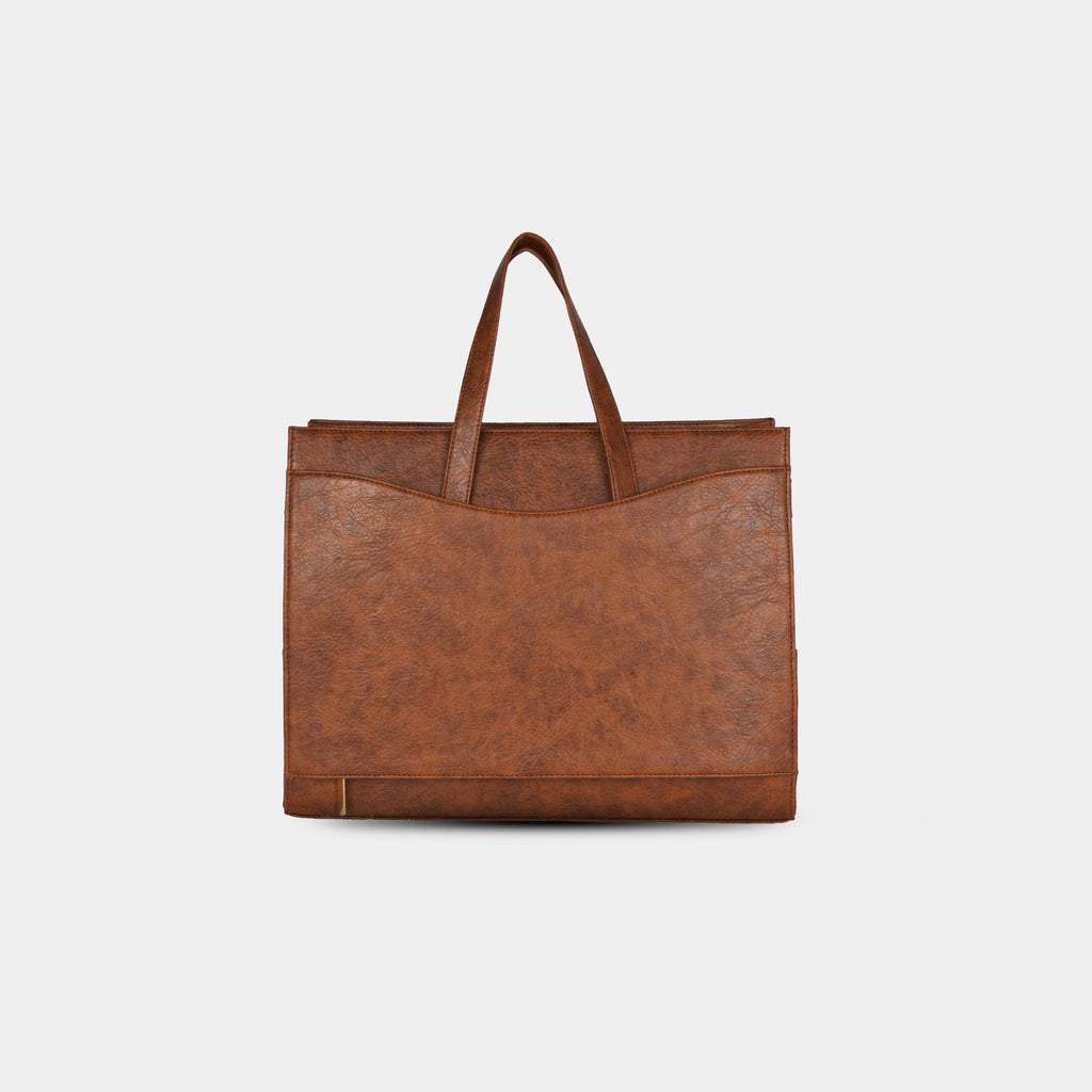 Back view showing trolley sleeve for travel