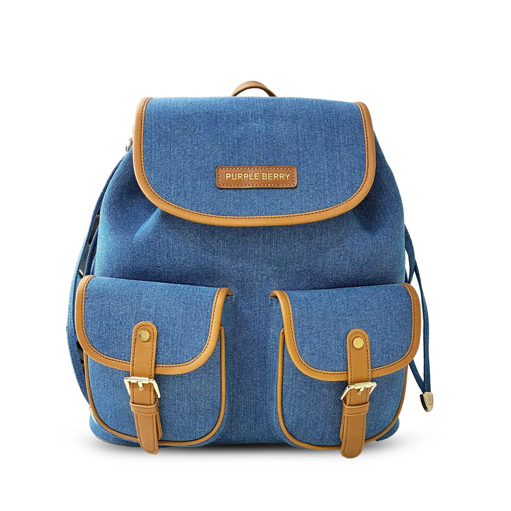 Charmi Denim Backpack