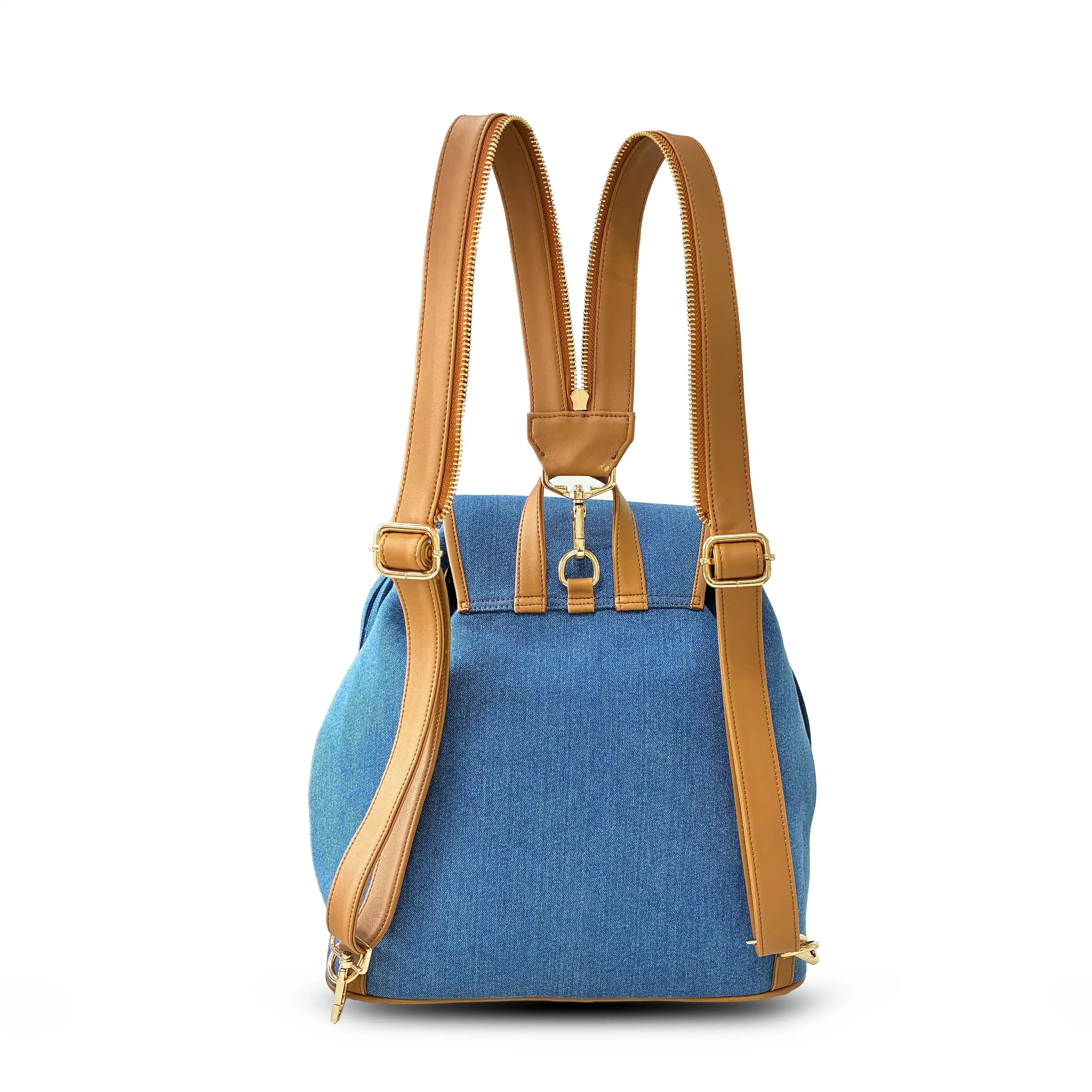 Charmi Denim Backpack